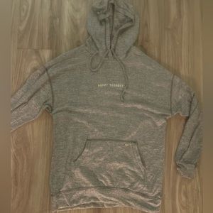 Gilly Hicks, "Happy Thoughts", oversized sweater.